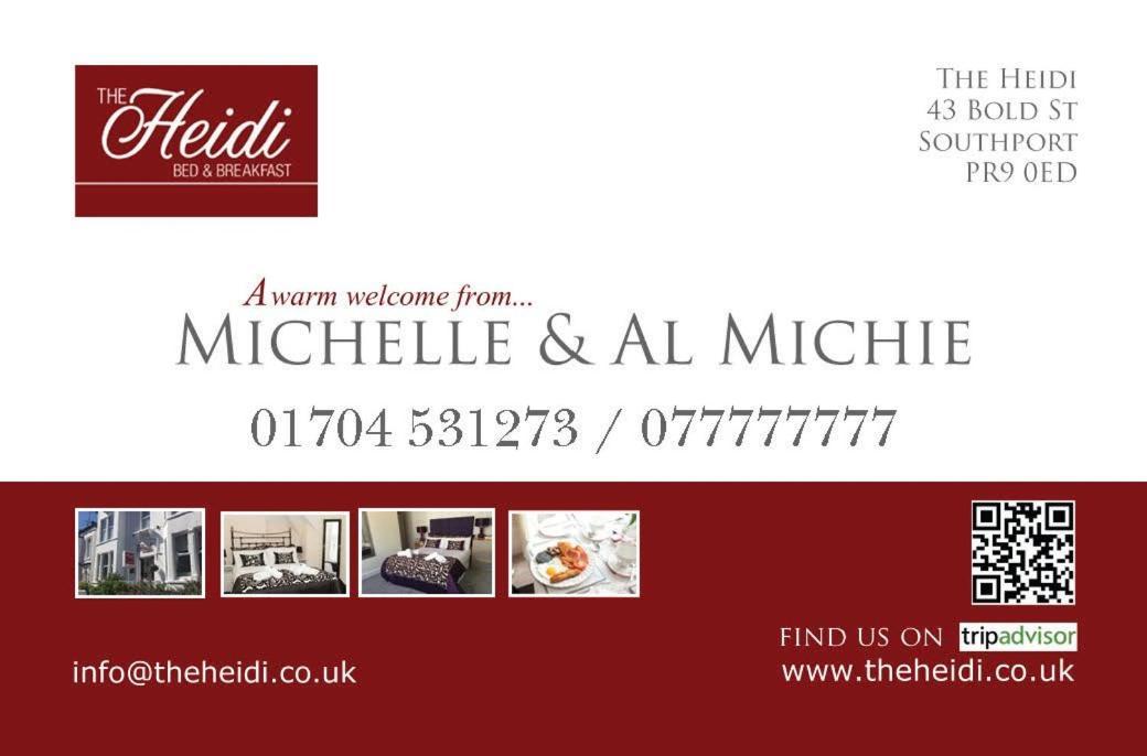 The Heidi Bed & Breakfast Southport Dış mekan fotoğraf